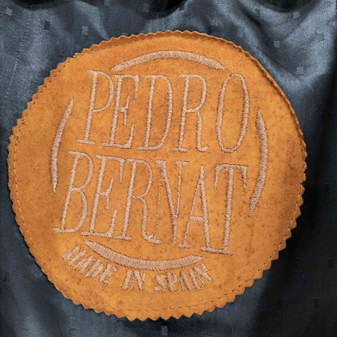 PEDRO BERNAT MADE IN SPAIN スウェード切替ウールカーディガン メンズ JPN:52
