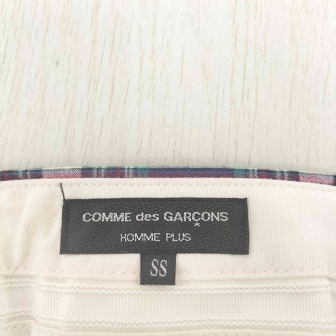 コムデギャルソンオムプリュス COMME des GARCONS HOMME PLUS AD2007 チェックセンタープレススラックス メンズ JPN:XS