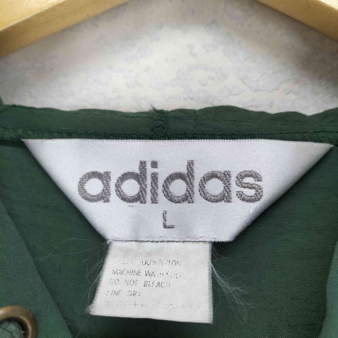 アディダス adidas 90S バックトレフォイルロゴプリント フーデッドハーフコート メンズ JPN:L