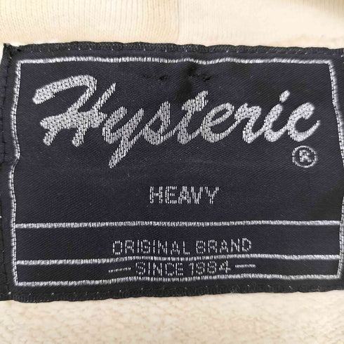 ヒステリックス HYSTERICS スタッズ ジップアップパーカー Y2K 短丈 デタッチャブル レディース FREE