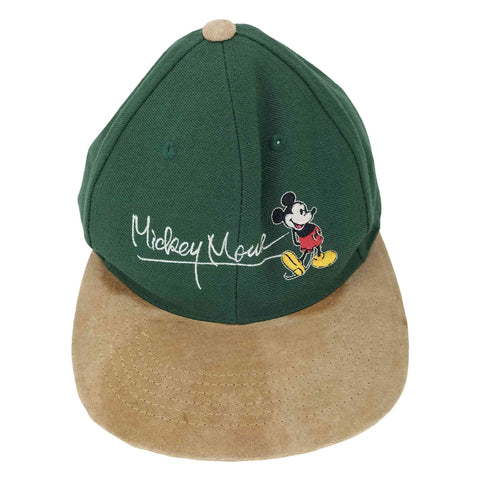 スエード ツートン キャラクターCAP 帽子 メンズ
