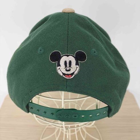 スエード ツートン キャラクターCAP 帽子 メンズ