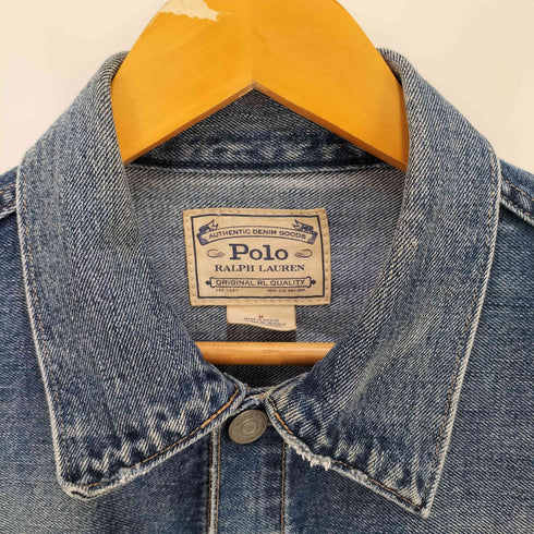 ポロラルフローレン POLO RALPH LAUREN ヴィンテージ加工 デニムトラッカージャケット メンズ JPN:M