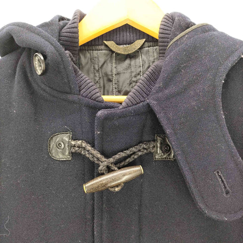 ダブルタップス WTAPS 00s STIRLING / COAT レザー切替 ライナー チンスト付きフーデッドダッフルコート メンズ