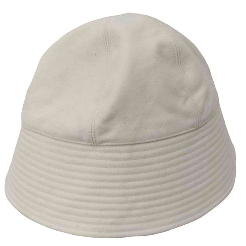 キジマタカユキ KIJIMA TAKAYUKI MOLESKIN SAILOR HAT モールスキンバケットハット アイボリー レディース 1