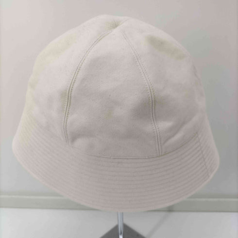 キジマタカユキ KIJIMA TAKAYUKI MOLESKIN SAILOR HAT モールスキンバケットハット アイボリー レディース 1