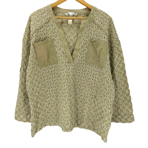 ザラ ZARA スキッパーブラウス レディース JPN:M