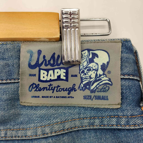 アーサスベイプ URSUS BAPE 赤耳 セルビッチ ストレートデニムパンツ メンズ JPN:S