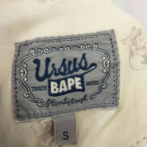 アーサスベイプ URSUS BAPE 赤耳 セルビッチ ストレートデニムパンツ メンズ JPN:S