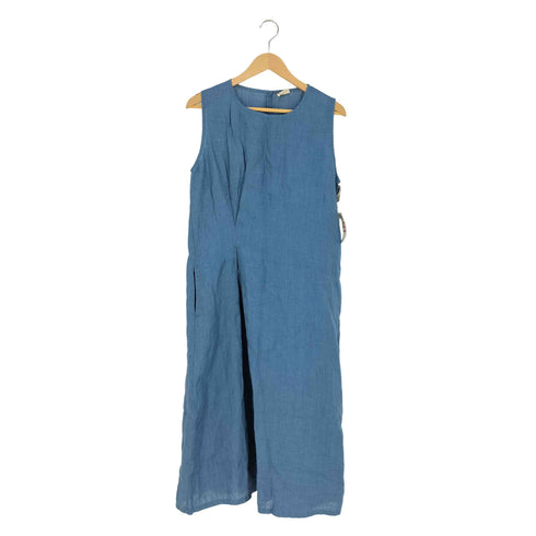 アースエコロコ earth_eco_loco ノースリーブリネンワンピース レディース JPN:M