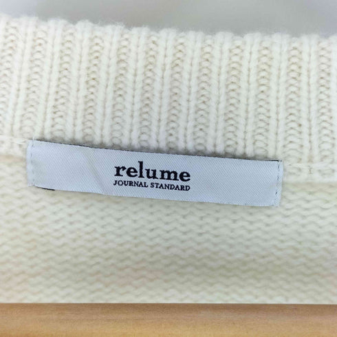 ジャーナルスタンダードレリューム JOURNAL STANDARD relume ラグランスリーブ ウールニット レディース FREE
