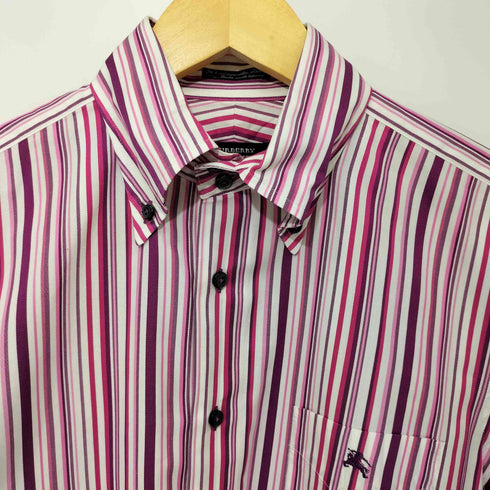 バーバリーブラックレーベル BURBERRY BLACK LABEL BDストライプ長袖シャツ メンズ 2