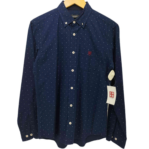 ブラックレーベルクレストブリッジ BLACK LABEL CRESTBRIDGE BDドット ロゴ刺繍 長袖シャツ メンズ 2