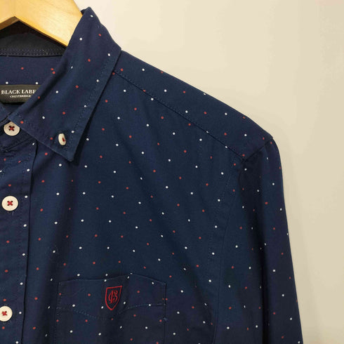 ブラックレーベルクレストブリッジ BLACK LABEL CRESTBRIDGE BDドット ロゴ刺繍 長袖シャツ メンズ 2