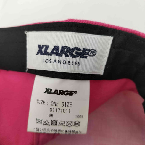 エクストララージ XLARGE フロントロゴ刺繍 6パネルキャップ レディース ONE SIZE