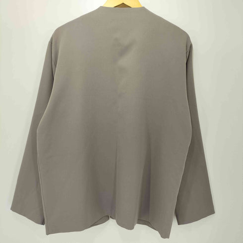 アイテムズ アーバンリサーチ ITEMS URBAN RESEARCH ストレッチノーカラー ジャケットカーディガン メンズ L