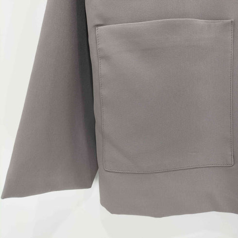 アイテムズ アーバンリサーチ ITEMS URBAN RESEARCH ストレッチノーカラー ジャケットカーディガン メンズ L