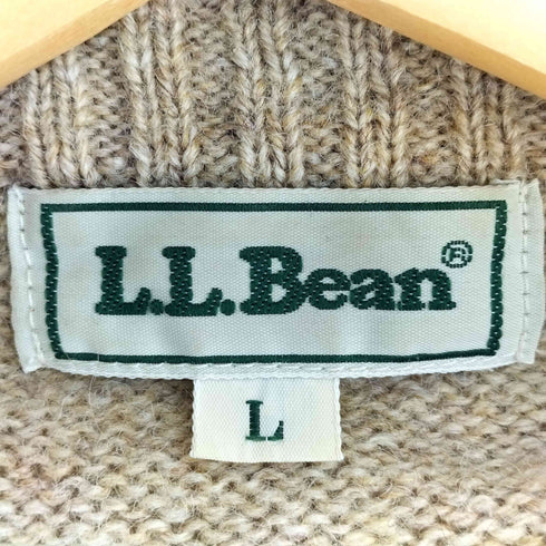 エルエルビーン L.L.Bean 雪柄 ウール ジップアップニット レディース import:L