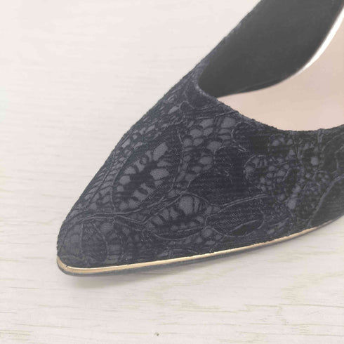 ラウナレア Launa lea Launalea Rich ゴールドラインパンプス レディース JPN:23