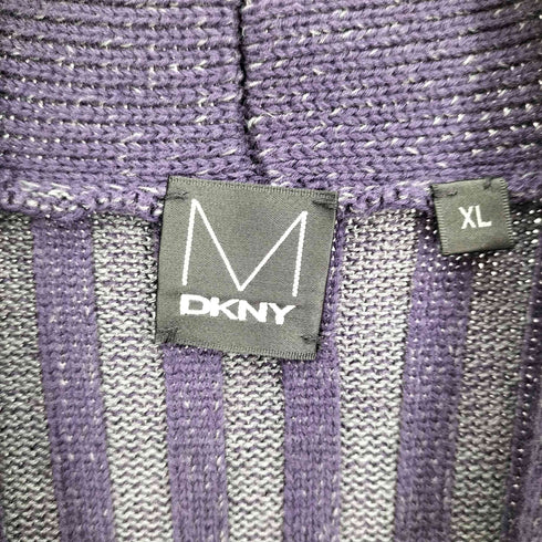 ダナキャランニューヨーク DKNY ウール混 コットン ショールカラー カーディガン メンズ import:XL