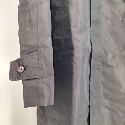Kintetsu BOCCHESE Pure Silk 裏地玉虫 シルク ステンカラー コート メンズ