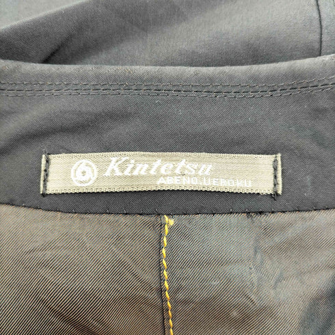 Kintetsu BOCCHESE Pure Silk 裏地玉虫 シルク ステンカラー コート メンズ