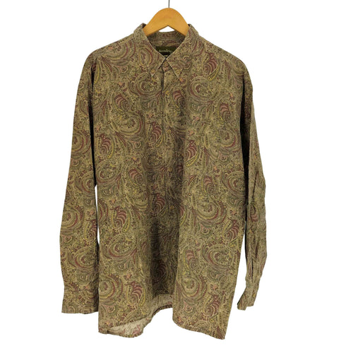 Wenture ペイズリー 総柄 L/S シャツ メンズ import:XL