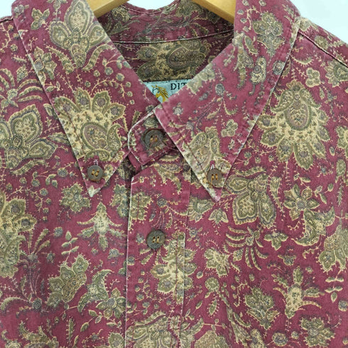 OPEN DITCH 総柄 L/S シャツ メンズ 3