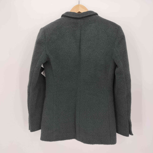 エンポリオアルマーニ EMPORIO ARMANI MADE IN ITALY シングル モヘア混 ウールテーラードジャケット レディース 38