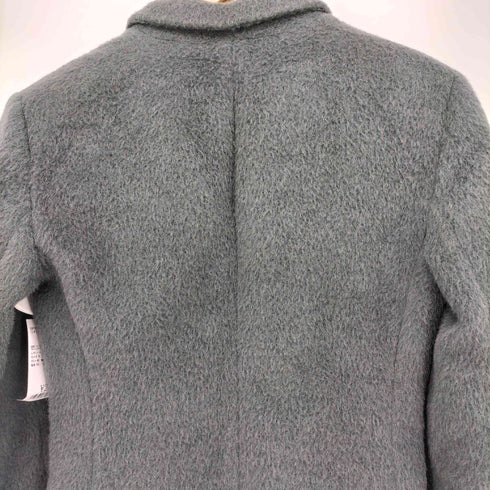 エンポリオアルマーニ EMPORIO ARMANI MADE IN ITALY シングル モヘア混 ウールテーラードジャケット レディース 38