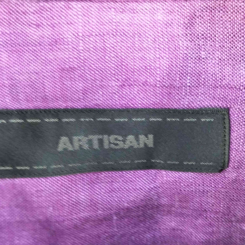 アルチザン ARTISAN ロングスリーブリネンシャツ メンズ