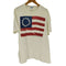 80S USA製 Hanes BEEFY ボディ独立 13州 星条旗 プリント Tシャツ コピーライト1989 メンズ import:XL