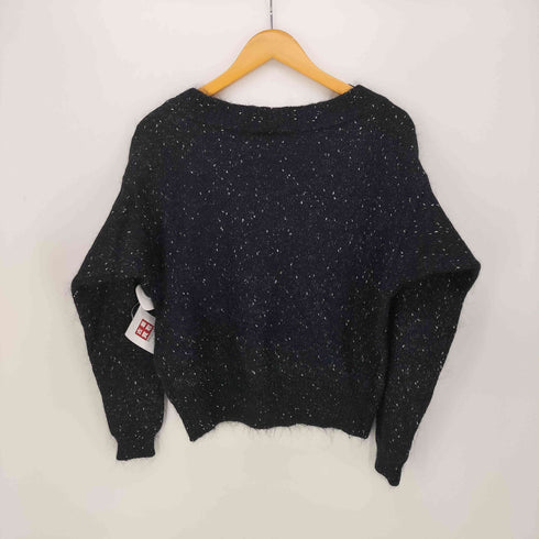 エポカ Epoca モヘア ミックス ツイード ニットセーター レディース 40
