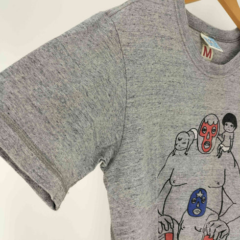 ブルーナボイン BRU NA BOINNE 子煩悩レスラー プリント S/S Tシャツ メンズ JPN:M