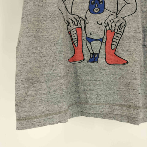 ブルーナボイン BRU NA BOINNE 子煩悩レスラー プリント S/S Tシャツ メンズ JPN:M