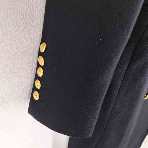 ザラ ZARA 金ボタン ダブルブレスト チェスターコート ナポレオンコート レディース import:XS