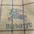 バーバリーズ BURBERRYS 90S 紺タグ ロゴ刺繍 チェック フリンジ ウール 大判 ストール ショール レディース