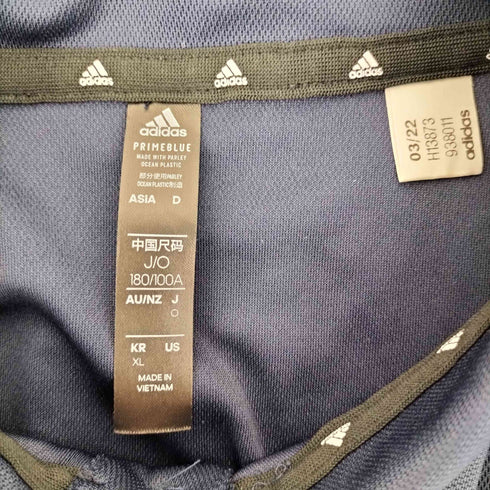 アディダス adidas PRIMEBLUE デザインド トゥ ムーブ スポーツ 3ストライプス ポロシャツ メンズ O