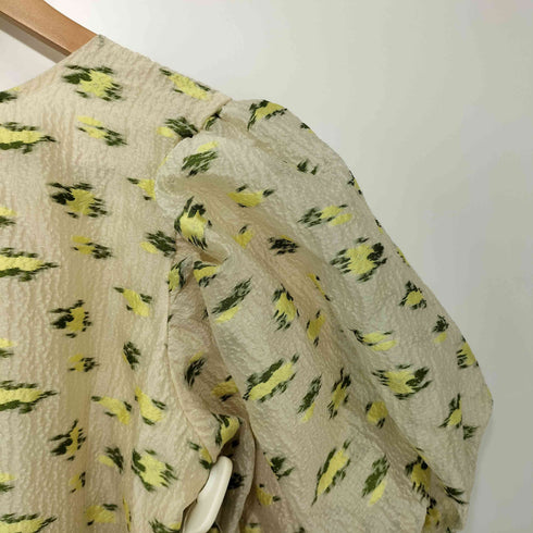シスタージェーン SISTER JANE 22SS Meadow Jacquard Midi Dress ジャガードミニドレス 花柄ワンピース レディース S