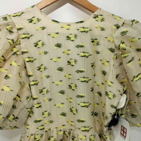 シスタージェーン SISTER JANE 22SS Meadow Jacquard Midi Dress ジャガードミニドレス 花柄ワンピース レディース S
