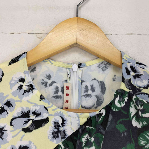 マルニ MARNI 18AW 花柄フリルワンピース レディース 14