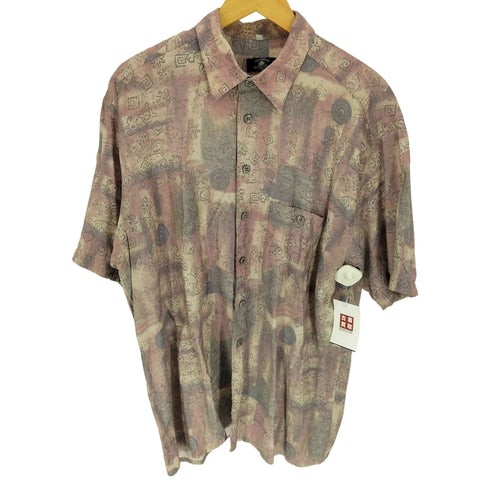 Casualland SPORTSWEAR 民族柄 S/S シャツ メンズ import:XL