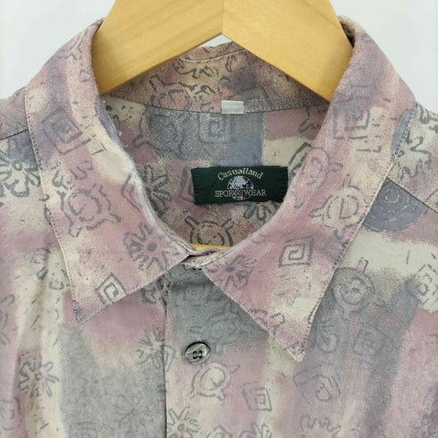 Casualland SPORTSWEAR 民族柄 S/S シャツ メンズ import:XL