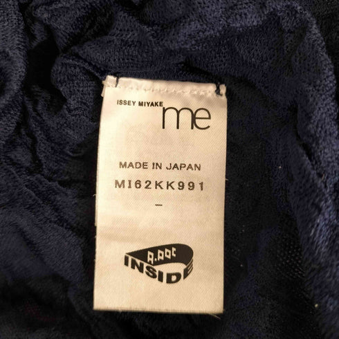 イッセイミヤケミー ISSEY MIYAKE me シワ加工ポリエステルブラウス レディース