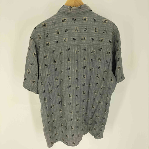 CROSSINGS 総柄 S/S レーヨン シャツ メンズ import:M