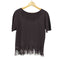 プリーツプリーズイッセイミヤケ PLEATS PLEASE ISSEY MIYAKE フリンジデザイン半袖ブラウス レディース JPN:3