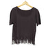 プリーツプリーズイッセイミヤケ PLEATS PLEASE ISSEY MIYAKE フリンジデザイン半袖ブラウス レディース JPN:3