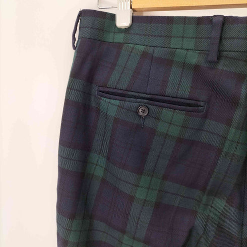 トミーヒルフィガー TOMMY HILFIGER ブラックウォッチスラックスパンツ メンズ 36/32