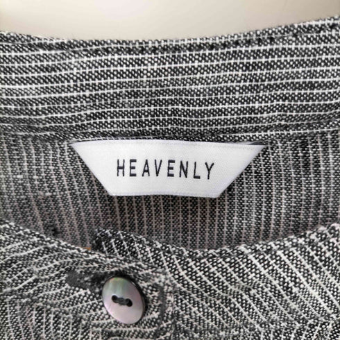 heavenly リネンバックギャザーブラウス レディース