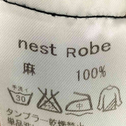 ネストローブ nest Robe リネンブラウス レディース